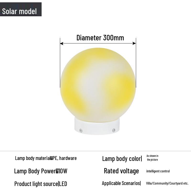 Solar Moon Light for Outdoor Courtyard Garden Landscaping