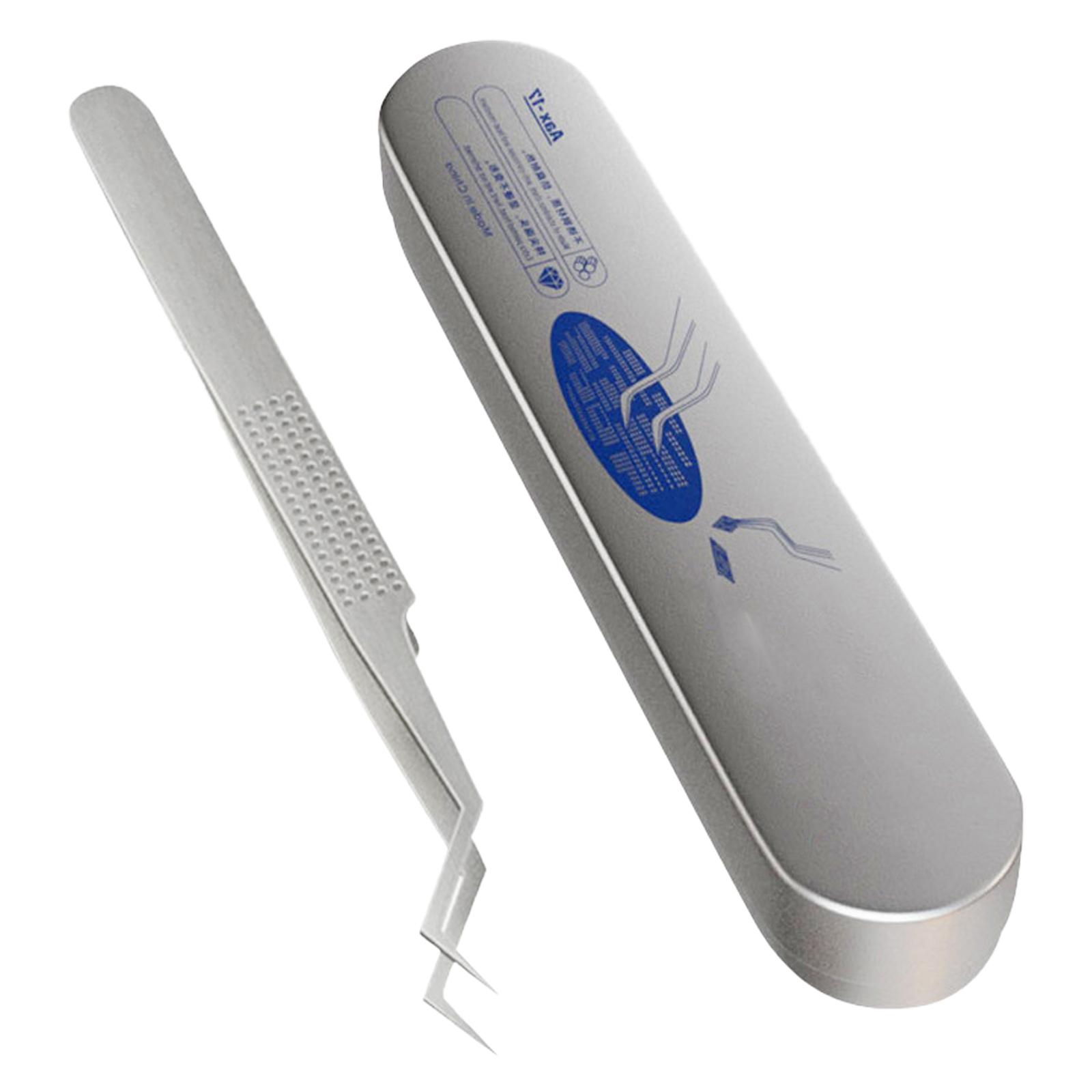 

Пинцет из нержавеющей стали для позиционирования и установки чипов, твердость для пайки и ремонта микросхем, инструмент-плоскогубцы, твердость