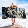 P-Picasso Style Painting Microfiber Printed Beach Towel Mountain Climbing Yoga Beach Swimming Running Absorbent Soft Towel