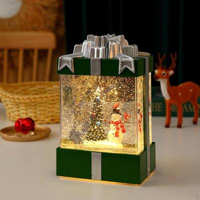 Weihnachtslaternenkarussell Schneekugel Spieluhr Weihnachtsmann schneit Oktave für Baby