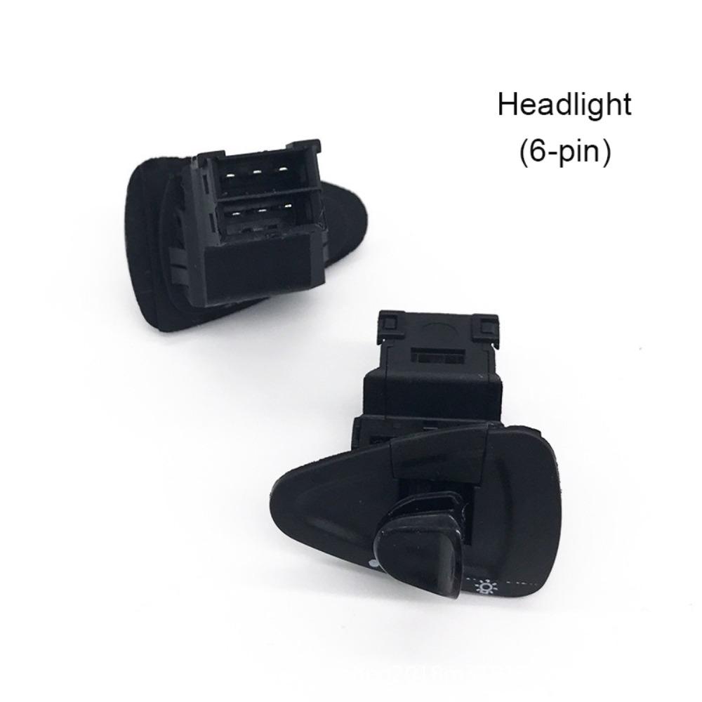 Black Headlight Switch Plastic Turn Signal Switch for Piaggio Motorcycle DIY Installation