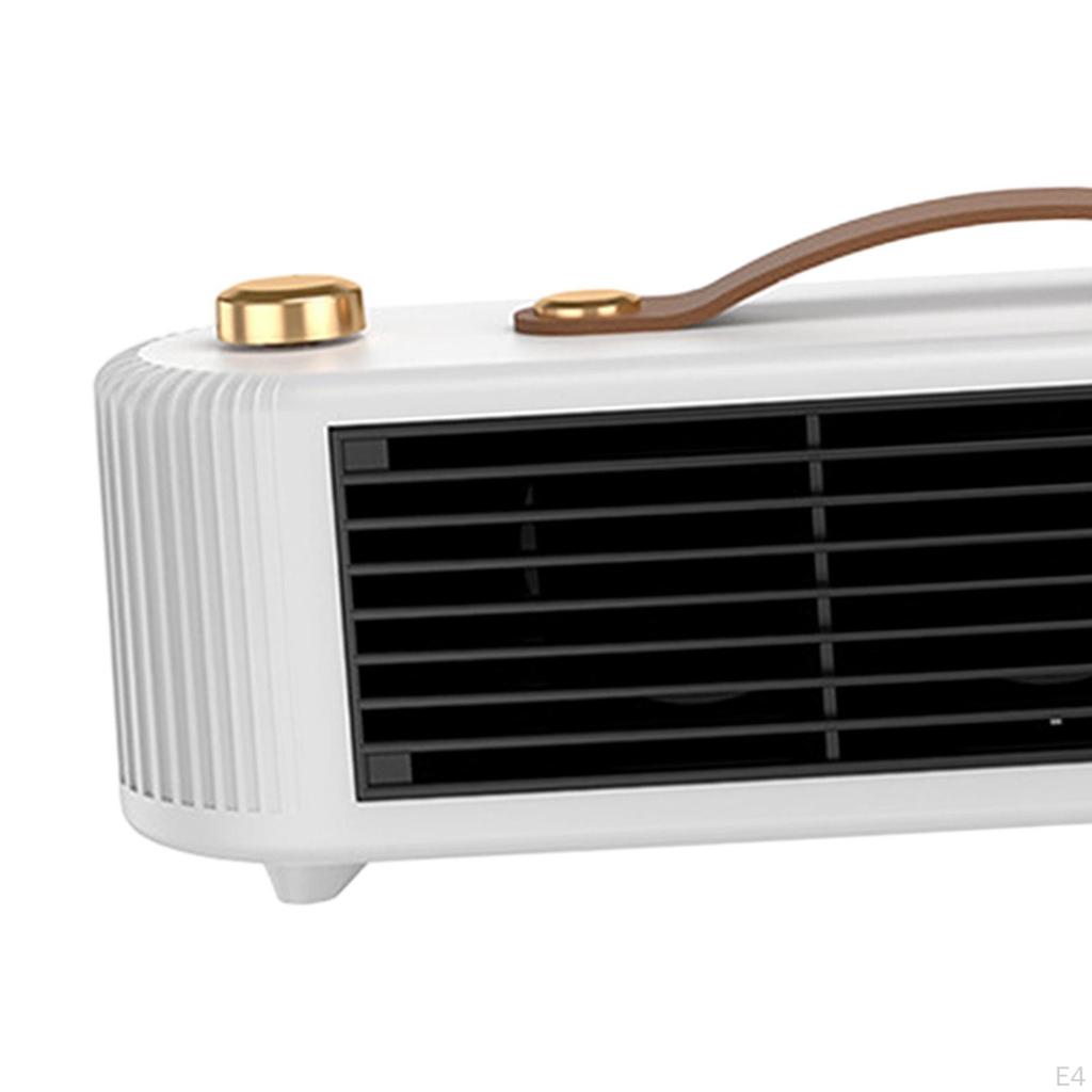 Indoor Small Electric Space Heater 800W EU Adapter Quick Heating for Bedroom Green