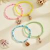 Bohemian rice bead bracelet shell jewelry female starfish bracelet niche high-end light luxury jewelry