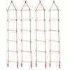 with Platforms Children's Hanging Rope Wooden Wooden Rope Ladder  For Garden