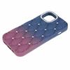 For iPhone 13 Case Rhinestone Decor Rubberized TPU Phone Cover