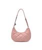 Mlb Basic Quilted Pu Hobo Bag La (L.Pink)