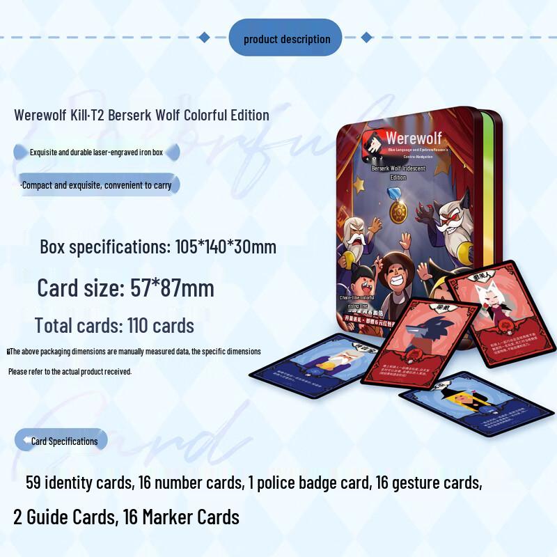 Werewolf Social Deduction Card Game Collection