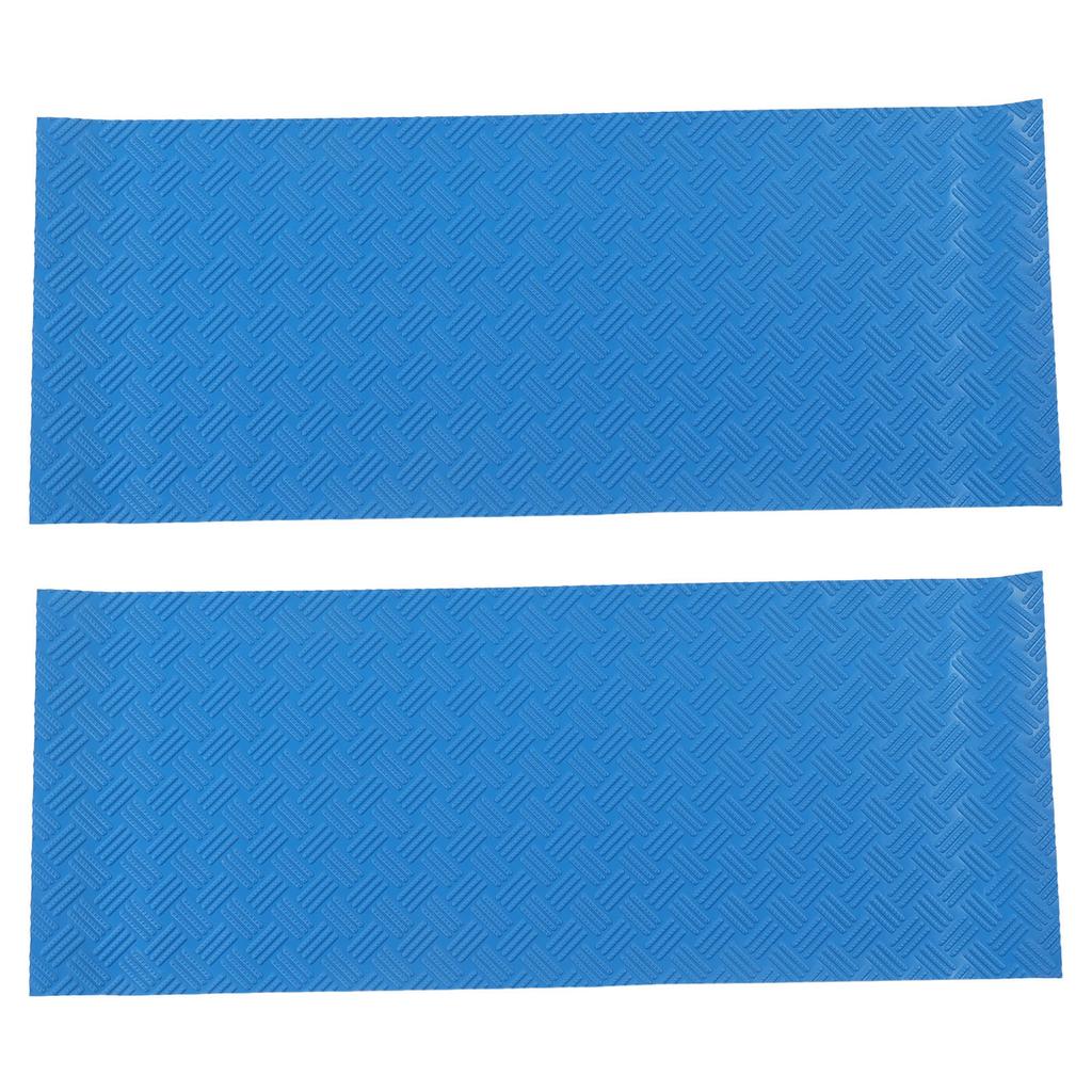 2 Stück Schwimmbadleitermatte Gummi Schutzboden Stufenpolster 60x24x0.1cm Set Kit