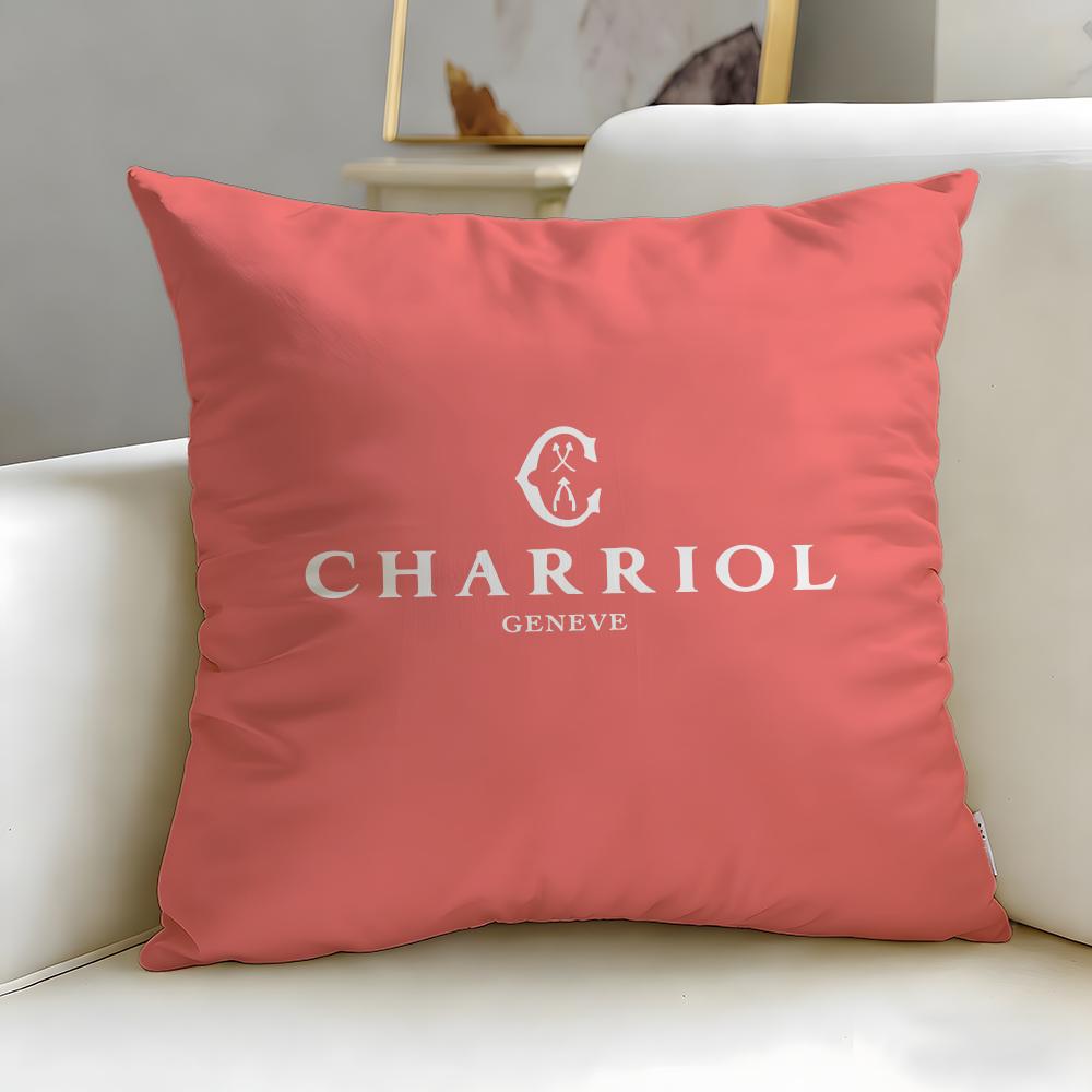 classic jewelry brand Charriol Cushion Cover Soft  EasyWash Pillow Case  Versatile for Couch Bed Travel and Office