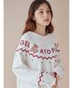 Gelato Pique HOLIDAY Nordic Pullover PWNT245159 IVR Free Size Women's