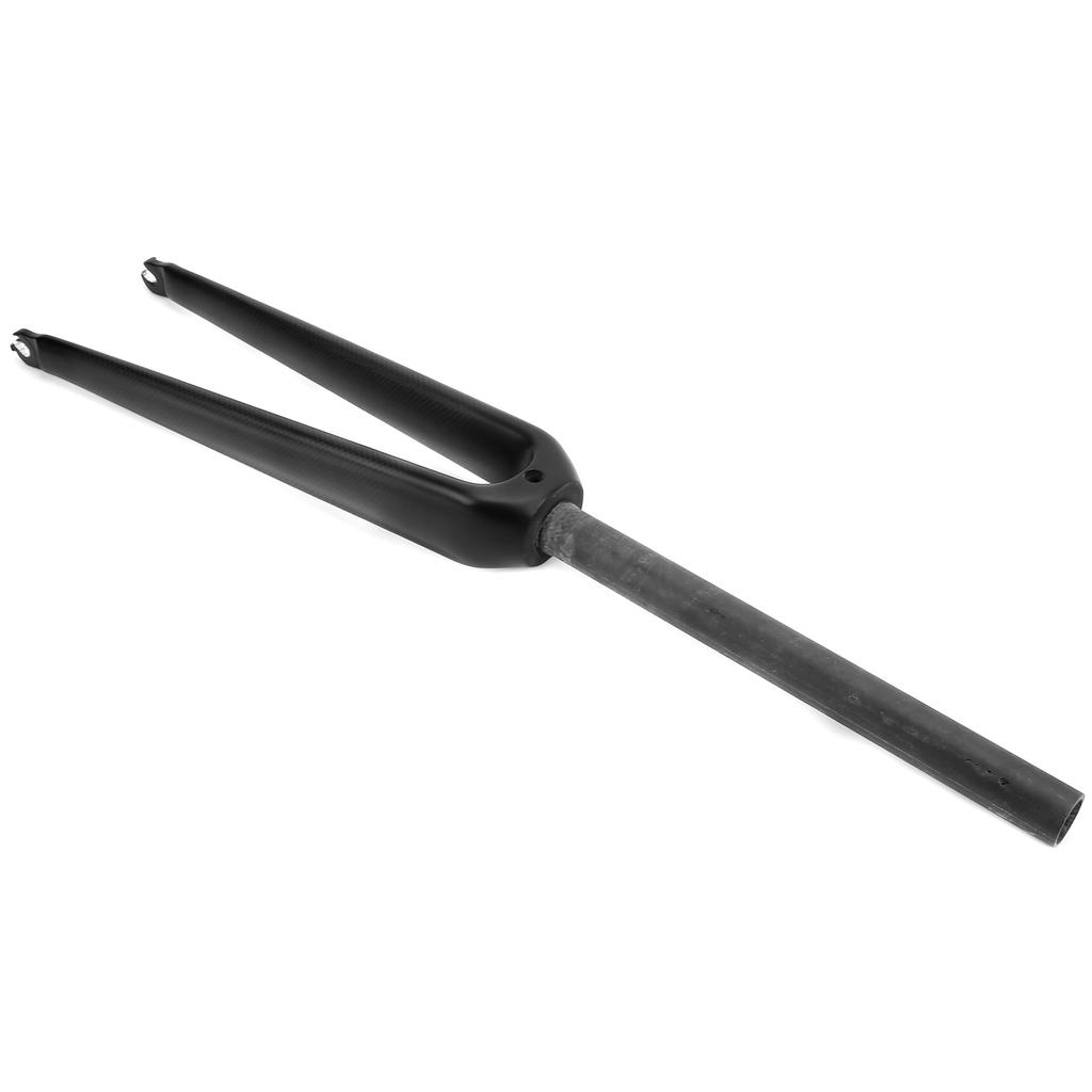 Prodloužená 700C Přední vidlice pro silniční kolo z karbonových vláken C-brzda Rovná trubka Rychloupínák 3K Matná