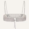Nouveauté 2023 Chaîne de Soutien-gorge Sexy pour Femme à Strass Bandeau Maille Argentée Poitrine Bijoux en Cristal Haut