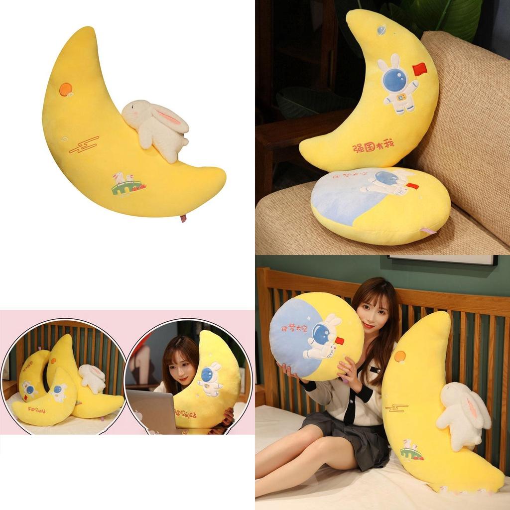 Cute Plush Toy Wholesale Cross-border Space Moon Pillow Sofa Cushion For Girls