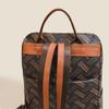 Print Backpack Women's Large Capacity Commuter Backpack Retro Student Schoolbag