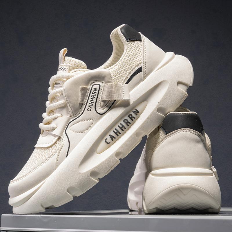 New breathable mesh sneakers casual dad shoes platform student shoes