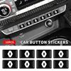 3D Epoxy Resin Emblem Stickers Decals Interior Auto Accessories For Renault Megane 2 3 4 Twingo Clio Talisman Captur Trafic Kwid S666