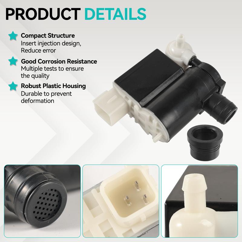 For KIA Hyundai Vehicles Windshield Washer Pump 985102V100 9851025100 98510-1H100 Fits For Sedona Sportage Accent Tucson Models