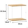 Acrylic Showcase Box Organizer Dustproof for Collectibles Holder