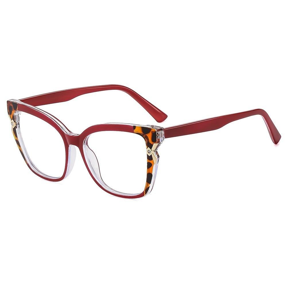 Style Cat Eye Glasses With Blue Light Blocking For Women And Round Faces
