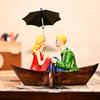 Home Decoration Items for Living Room | Timeless Boat Couple Statue | Ideal Wedding Gift for Couples & Anniversary Decoration Items |