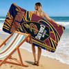 Name Custom Cleveland Cavaliers Logo Print Beach Towel, Large Soft Quick Dry Towel for Beach Camping Swimming