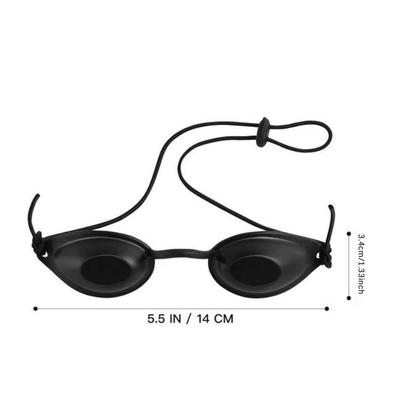 Beauty Goggles Protective Glasses Safety Silicone Eye Mask IPL Blackout Eye Protection Beauty Hair Machine Eye Mask Black