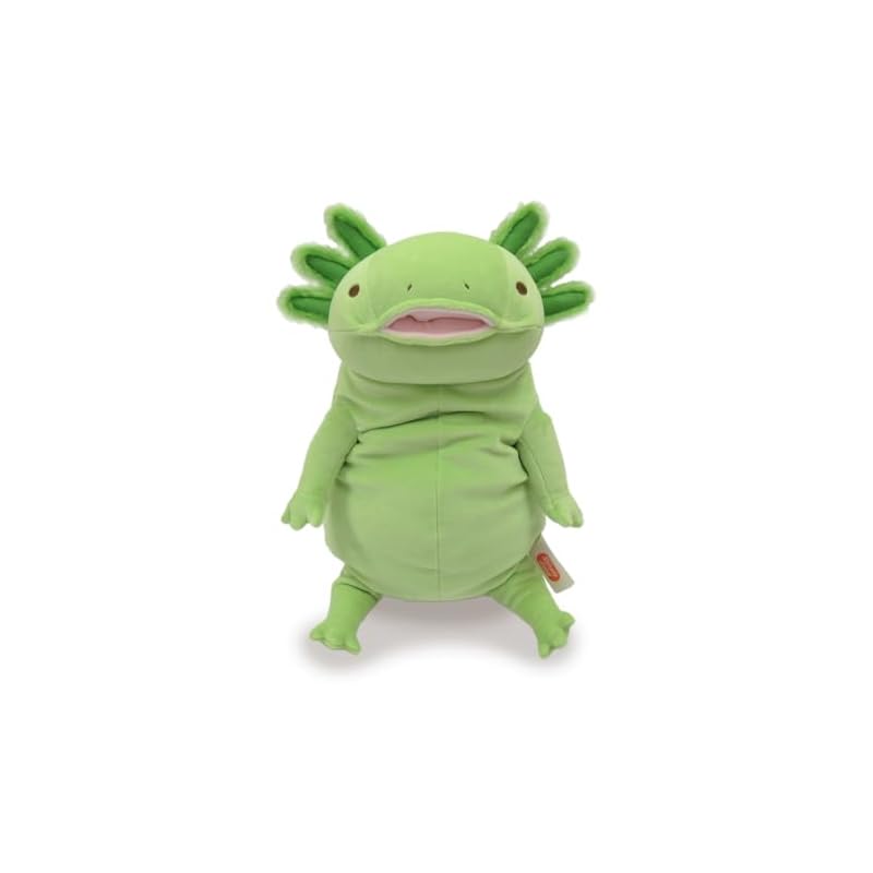 Shinada Global Mochi Series Mochiupa Matcha (Large) 22 X 22 X 30cm Plush Axolotl Animal MOUP-0350M