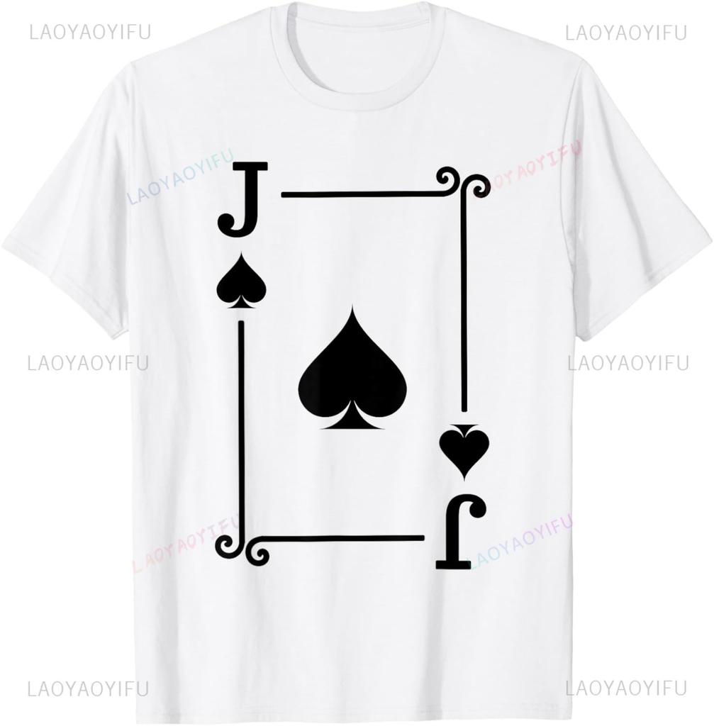 Playing Cards Costume -   Diamonds Card Poker T-Shirt Unisex Summer Streetwear Tops Camiseta