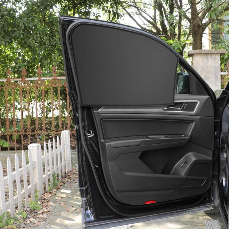 Magnetická sluneční clona do auta Letní UV ochrana Boční přední a zadní okno auta Síťovaná clona Chránič Autopříslušenství