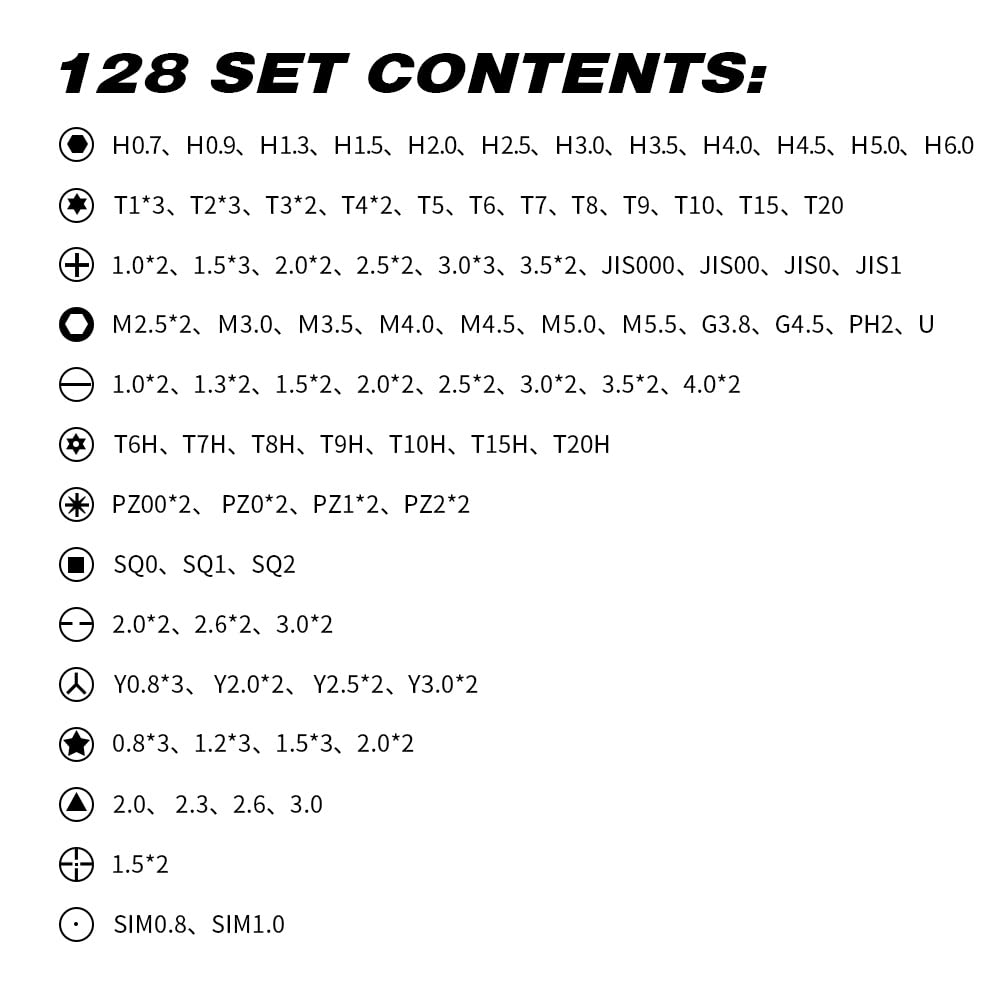 Sada profesionálních přesných šroubováků 145 v 1, multifunkční sada pro přesné opravy pro telefony hodinky notebooky brýle elektronika, domácí opravy