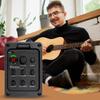Plastic 301 Guitar Pickup with Tuner Presys Guitar Preamp EQ Equalizer Guitar Tuner Guitar Soundhole EQ Parts Accessories