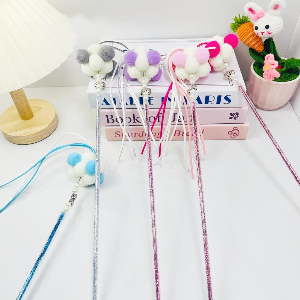 Fairy Cat Teaser Set: Feather Bell Rod Interactive Toy