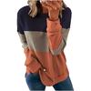 QICED Women's Fashion Casual Long Sleeve O-Neck  Blouses & Shirts