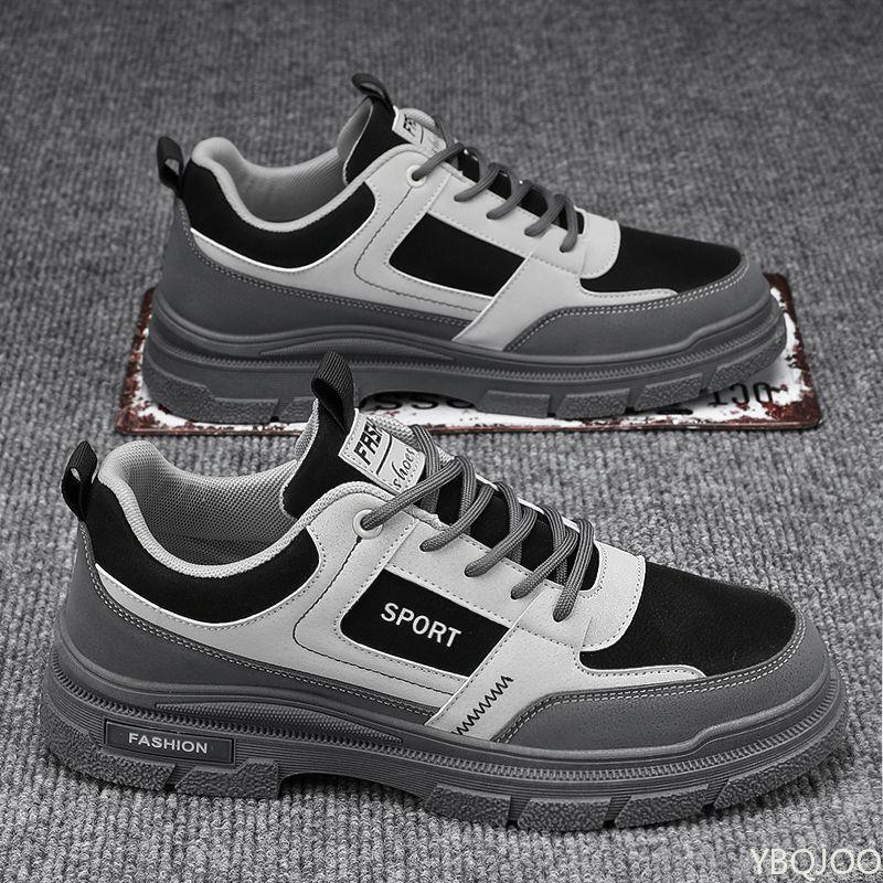 Men's shoes summer breathable new trend versatile casual board shoes men's low cut simple comfortable wear-resistant men's boots