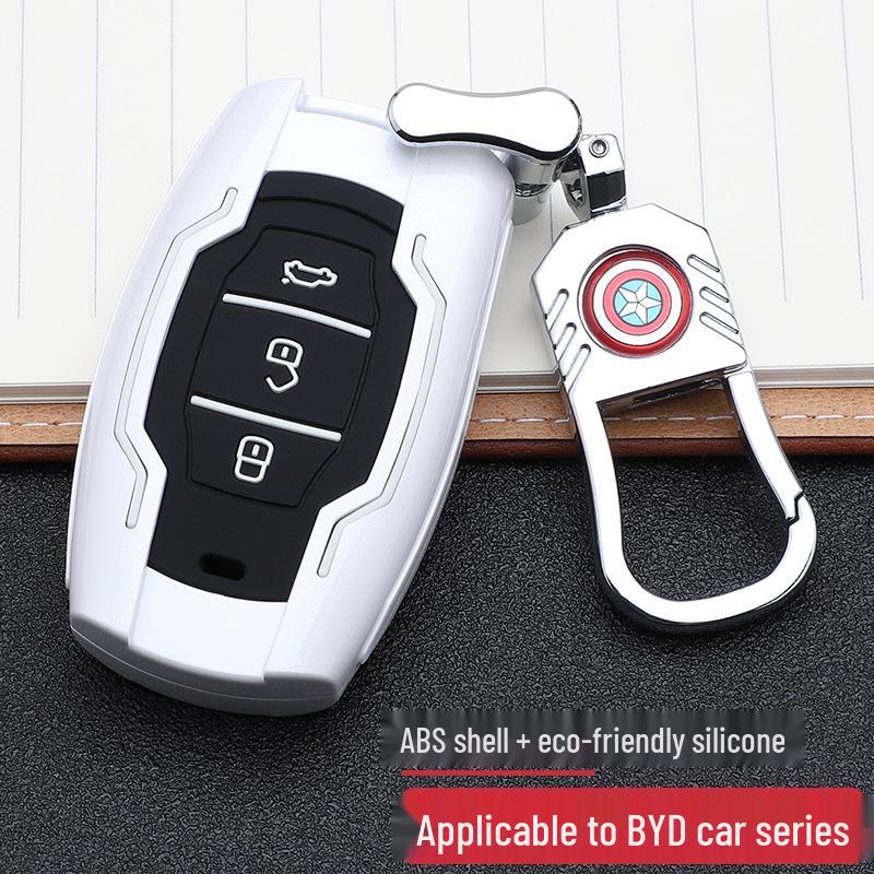 BYD Marvel Car Key Pouch - Fashionable Buckle Remote Shell & Personalized Decor