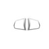 Matte Silver Fit For BMW 5 Series Cover Trim Steering Wheel Button Frame 11-2017