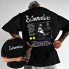 Hip Hop Rock Extremoduro Tour Men Women Cotton Tshirt Fashion Shortsleeved Retro 2026 Summer Pure Cotton 100 Printed Tshirt