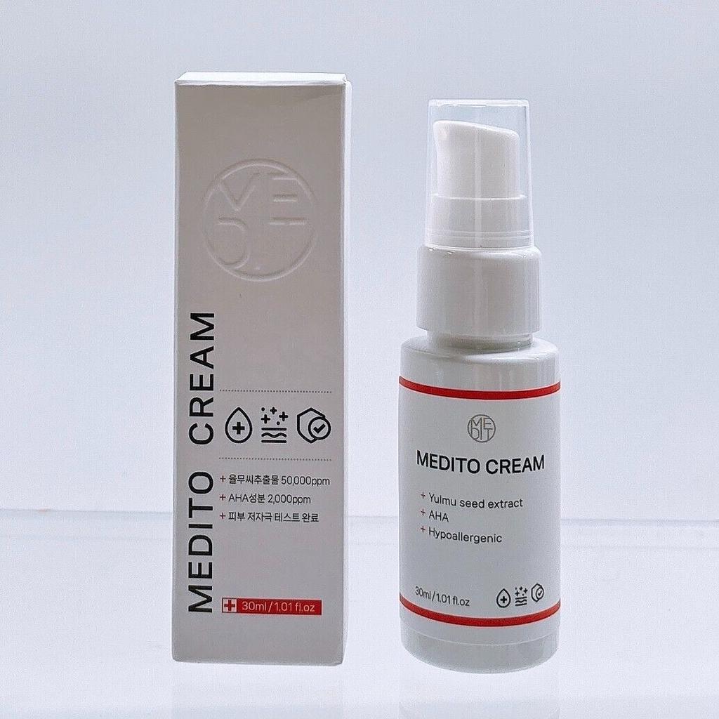 Medito Spot Cream 30mL, Sensitive skin, Skin texture improvement, Moisturizing, Korean Cosmetics, Kbeauty, sample