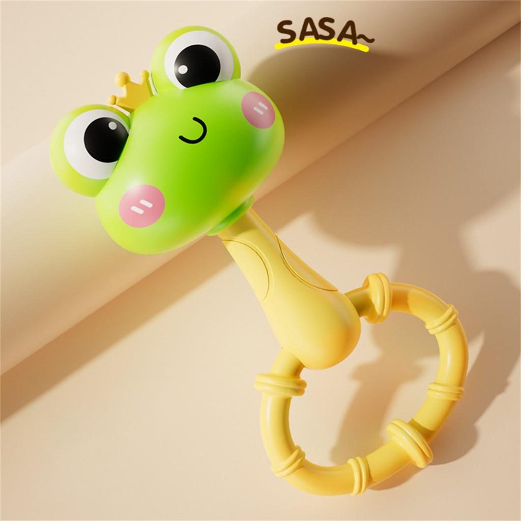 Baby Rattle Shaker Toy For Early Development Safe ABS Plastic Grasp Training Sensory Auditory Stimulation Shake Bell Toy