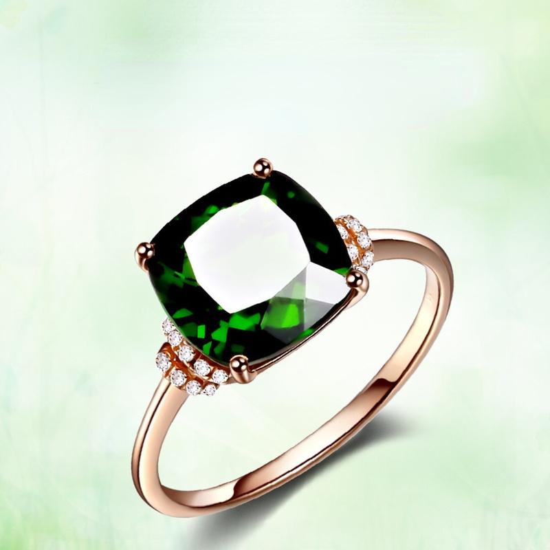 Sace Gems Klassischer Zirkonring aus Kupferlegierung, Damenschmuck, 18 Karat, Hochzeitsversprechen, Party, Geschenk, offen