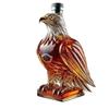 Eagle Head Whiskey Decanter, 350ml Glass Animal Liquor Bottle, 3D Bird Wine Dispenser with Stopper for Home Bar Decor, Gift Box