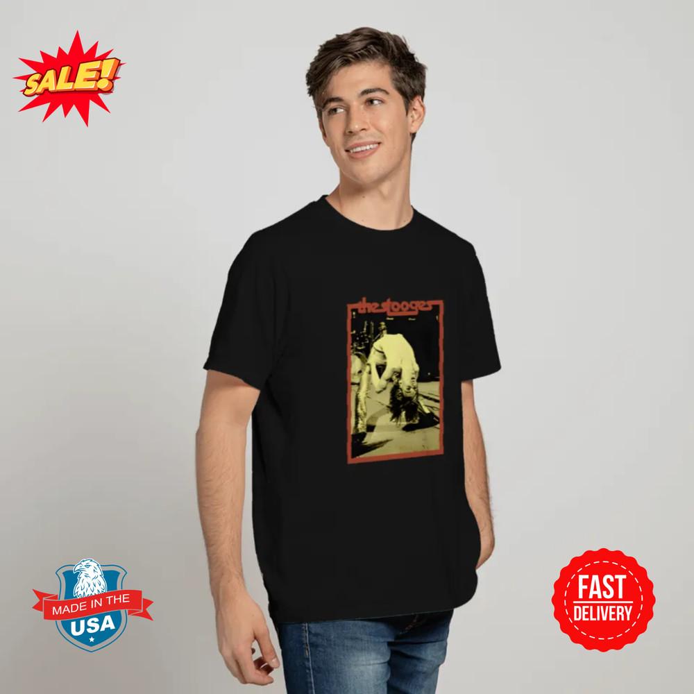 The Stooges Iggy Pop Punk Rock Band T-Shirt S-5XL Unisex T-Shirt XXL