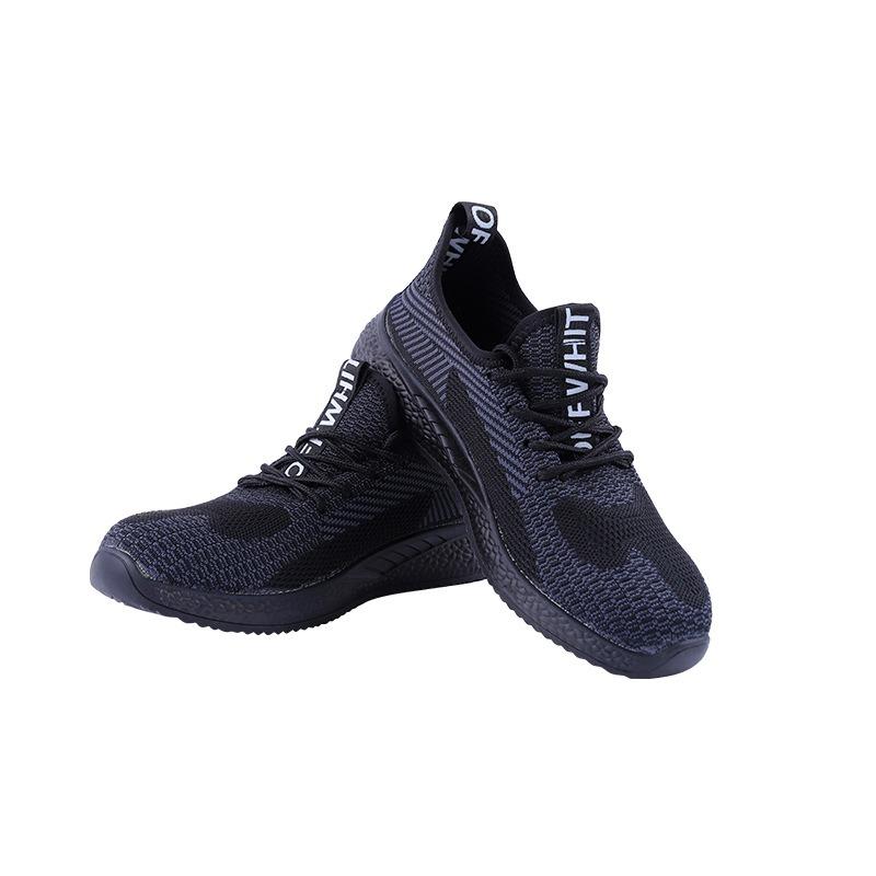 

Four Seasons Labor Insurance Shoes Men s Anti-Piercing Waterproof Lightweight Anti-smashing Safety Shoes Non-slip Work Shoes Wear-resistant black; 36