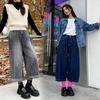 Round head platform single shoes women's versatile college British style small leather shoes new dress shoes jk shoes