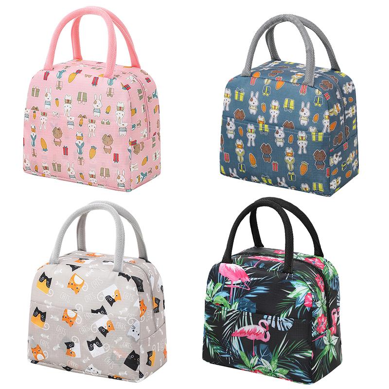 Insulated Lunch Bag For Camping Picnic Bento Cooler Bag Ice Pack Lunch Box