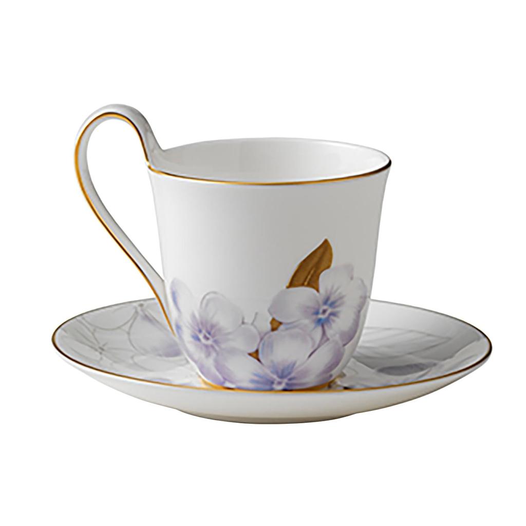 [Officially Imported] Royal Copenhagen Flora High-Handle Cup & Saucer, Approx. 270ml, Rhododendron, 1017545