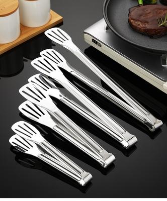 Lebensmittelzange aus Edelstahl, Küchenutensilien zum Grillen geeignet