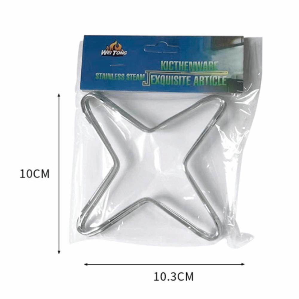 2pcs/Set Stainless Steel Gas Stove Support Stand Trivet Design Iron Material Camping Iron Stove Ring Universal