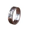 Vintage Engraved Butterfly Ring Exquisite Size Butterfly Letter Women's Ring Couple