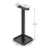Adjustable Headphone Stand With Built In Phone Slot And AntiSlip Base For Desktop Organization Space Saving Design